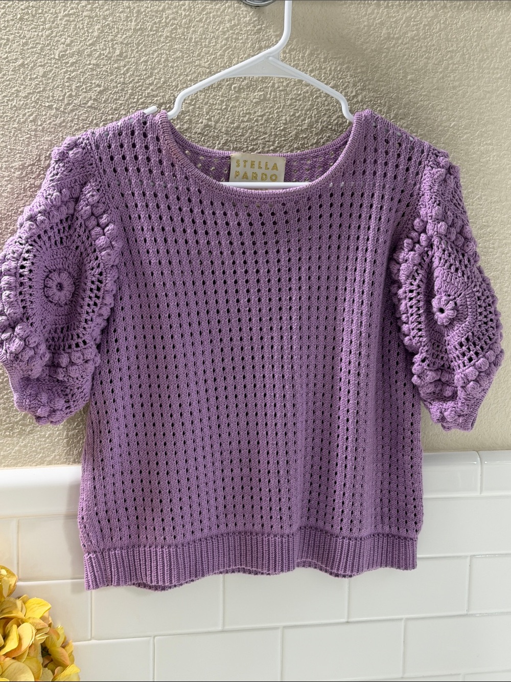Stella Pardo Paris Sweater. NEW w o tags . Medium Sustainable . 100% cotton